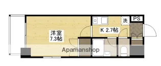 シャンテ中垣【2階】の間取り