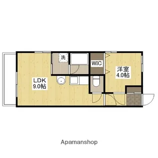 翠マンション【1階】の間取り