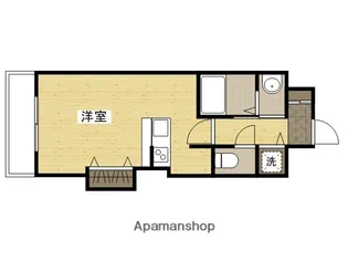 広島県広島市中区加古町【マンション】の間取り