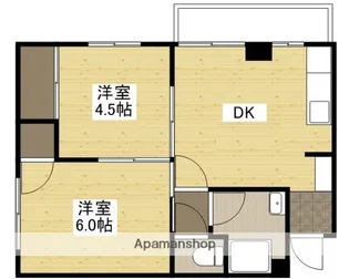 広島県広島市西区東観音町【マンション】の間取り
