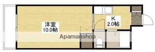 広島県広島市中区千田町2丁目【マンション】の間取り