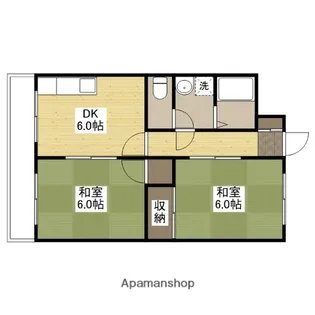 メゾーンいちば【3階】の間取り