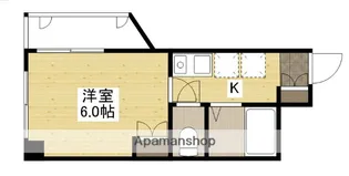 第6ガーデンビル【3階】の間取り