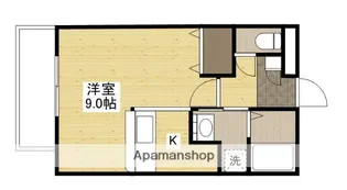 1Rの間取り画像