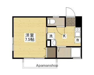 セジュール伴安【2階】の間取り