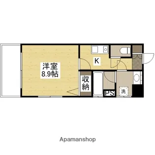 アイビースクエア寺町【10階】の間取り