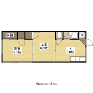 ますもとビル【4階】の間取り