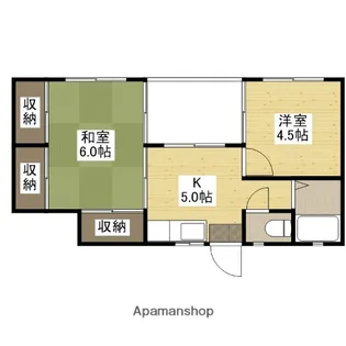 吉中マンション【3階】の間取り