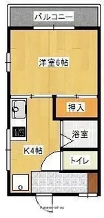 ハイツ松野【1階】の間取り