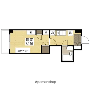 広島県広島市安佐南区東原1丁目【マンション】の間取り