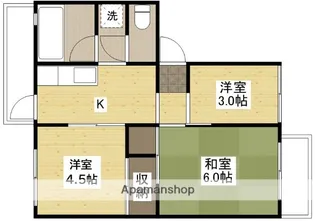 第1住田マンション【4階】の間取り