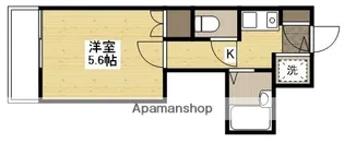 センチュリー皆実【2階】の間取り