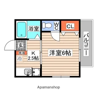 第8長束ビル【4階】の間取り
