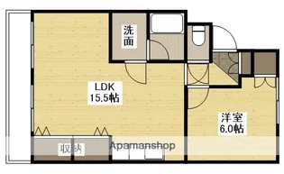 中尾マンション【4階】の間取り