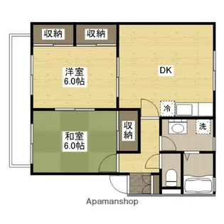 梅野マンション【2階】の間取り