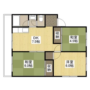 米尾マンション【201号室号室】の間取り