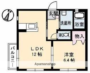 ハイマート(HEIMAT)【2階】の間取り