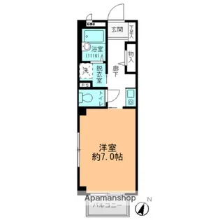 フォブール畑中【1階】の間取り