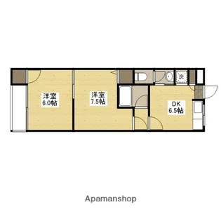広島県広島市西区庚午中2丁目【マンション】の間取り
