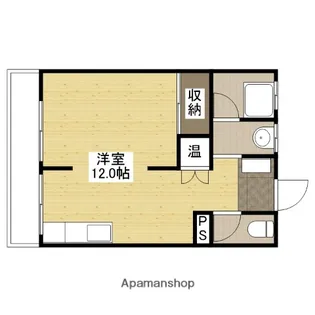 広島県広島市中区舟入川口町【マンション】の間取り