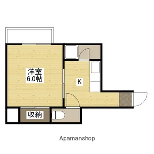 広島県広島市西区三篠町2丁目【マンション】の間取り