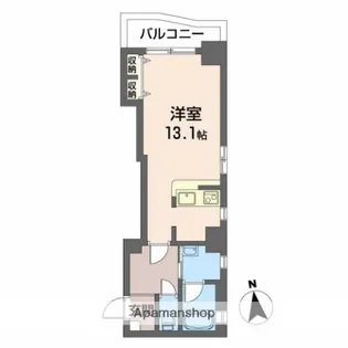 ウイング城南通り【11階】の間取り