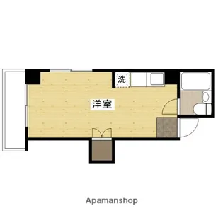 広島県広島市中区幟町【マンション】の間取り