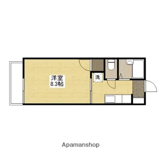 アーバンシティ山手A棟【2階】の間取り