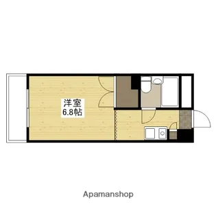 サンライズ祇園【7階】の間取り