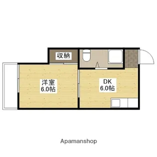 コーポ吉田【4階】の間取り