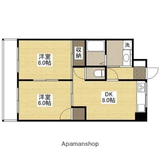 クリオール【7階】の間取り