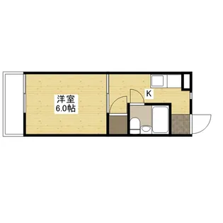 サニーレジデンス【1階】の間取り