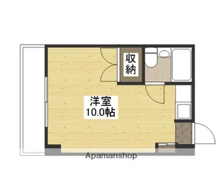 広島県広島市中区幟町【マンション】の間取り