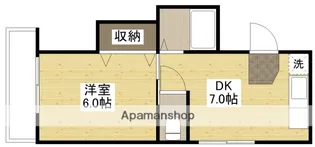 広島県広島市中区千田町3丁目【マンション】の間取り
