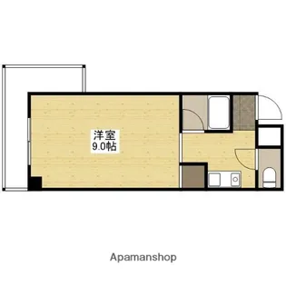 リボン金屋町【6階】の間取り