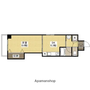 プレシャスコーホー【2階】の間取り