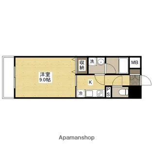 広島県広島市中区十日市町2丁目【マンション】の間取り