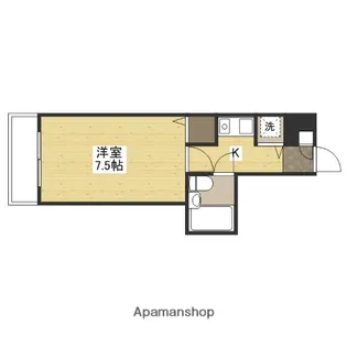朝日プラザ横川駅前【7階】の間取り