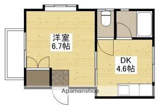 ハイツマルコ【1階】の間取り