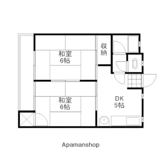広島県広島市安佐南区八木6丁目【マンション】の間取り