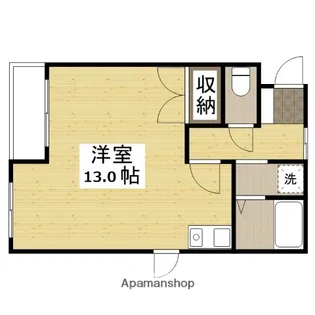 ホリコシビル【201号室】の間取り