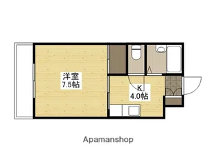 グリーンハイムタニモト【1階】の間取り
