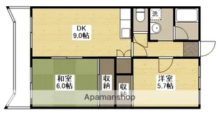サンプレイス大島【4階】の間取り