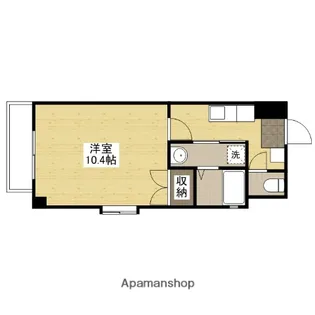 広島県広島市西区三篠北町【マンション】の間取り
