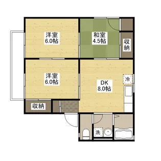 ファミール隅田 A棟【2階】の間取り