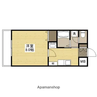 ベルドミールⅠ【2階】の間取り