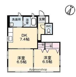 ラフィーネM A棟【1階】の間取り