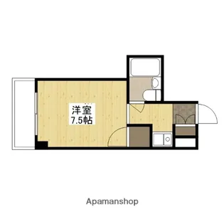 柴崎皆実町ビル【4階】の間取り