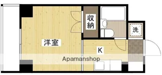 広島県広島市西区天満町【マンション】の間取り
