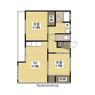 広島県広島市東区光町2丁目【マンション】の間取り